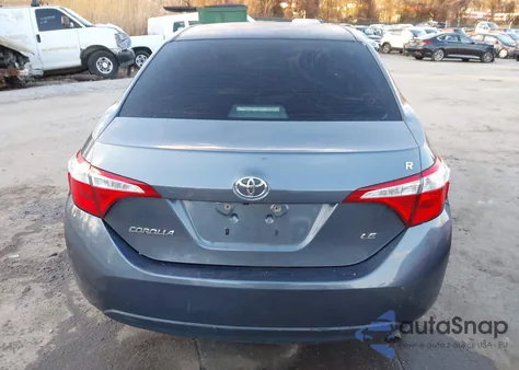 2016 Toyota Corolla Le из США, поврежденный, VIN 2T1BURHE2GC516328